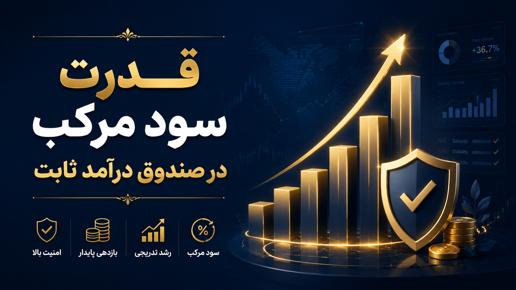 سود مرکب در صندوق درآمد ثابت